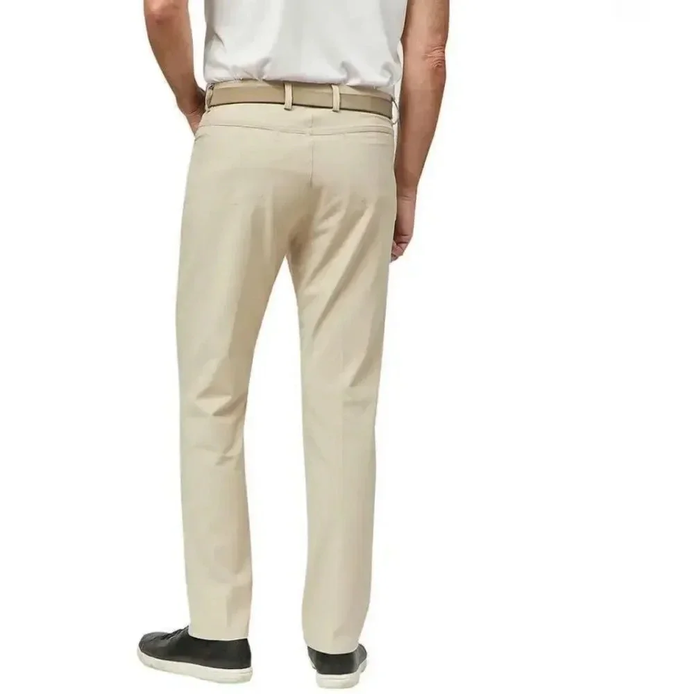 Greg Norman ultimate five pocket pant Cream